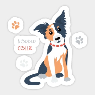 Border Collie Dog Sticker